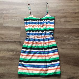 Striped multicolor dress